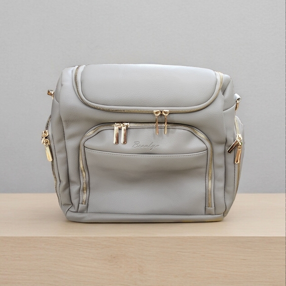 Diaper Bag Backpack Crossbody multi-compartments + Cardholder Wallet included - Picture 2 of 5